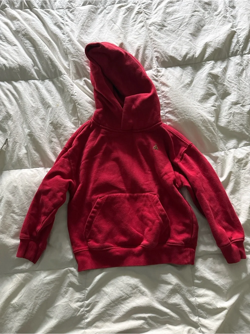 Kids Gap Red Hooded Pullover Sweatshirt